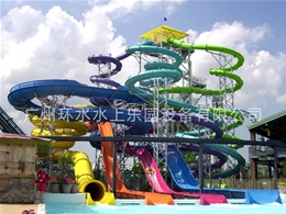 螺旋組合滑梯_水上樂園設備